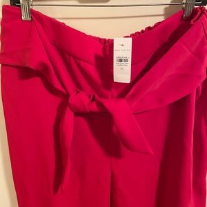 Ann Taylor wide leg red pants. NWT size XL